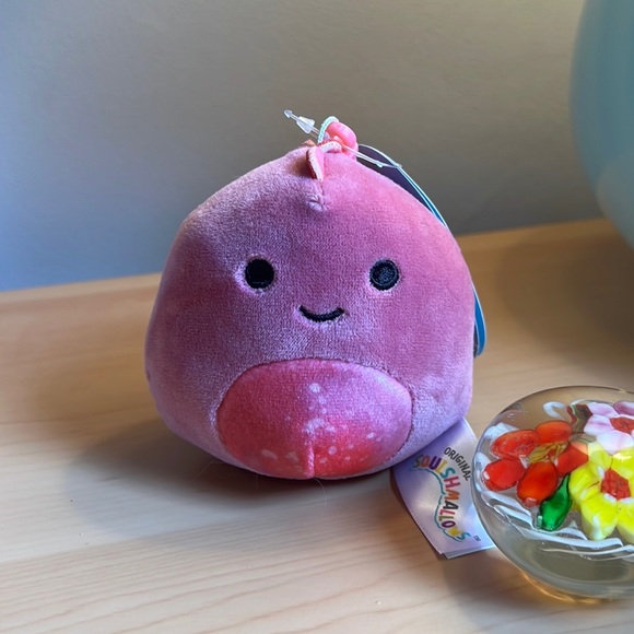 Poleena the Dinosaur Squishmallows 3.5β Clip Prehistoric Squad Toy Plush NWT - Picture 1 of 12